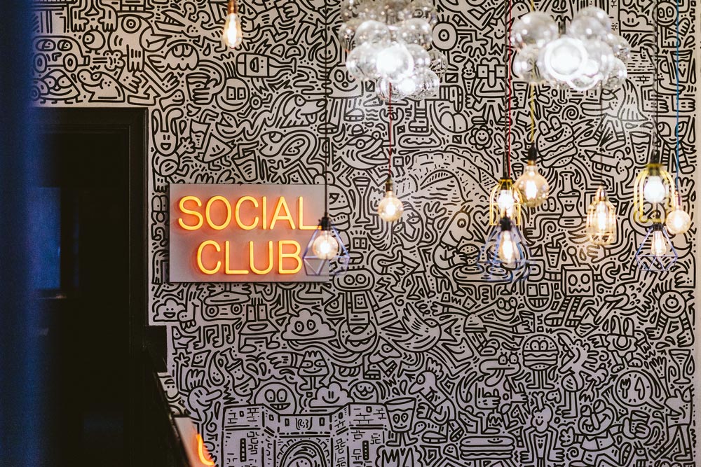 Social Club area at The Vic