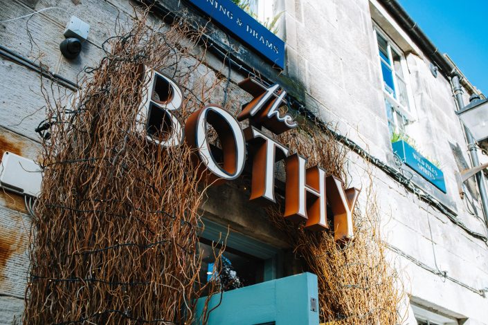 The Bothy St Andrews external signage
